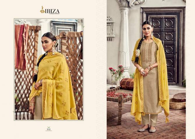 Ibiza Leaflet Heavy Designer Lawn Cotton Salwar Suit Catalog
